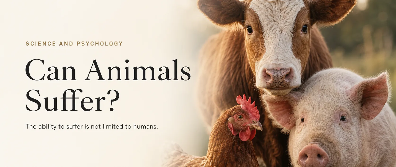 Can Animals Suffer?