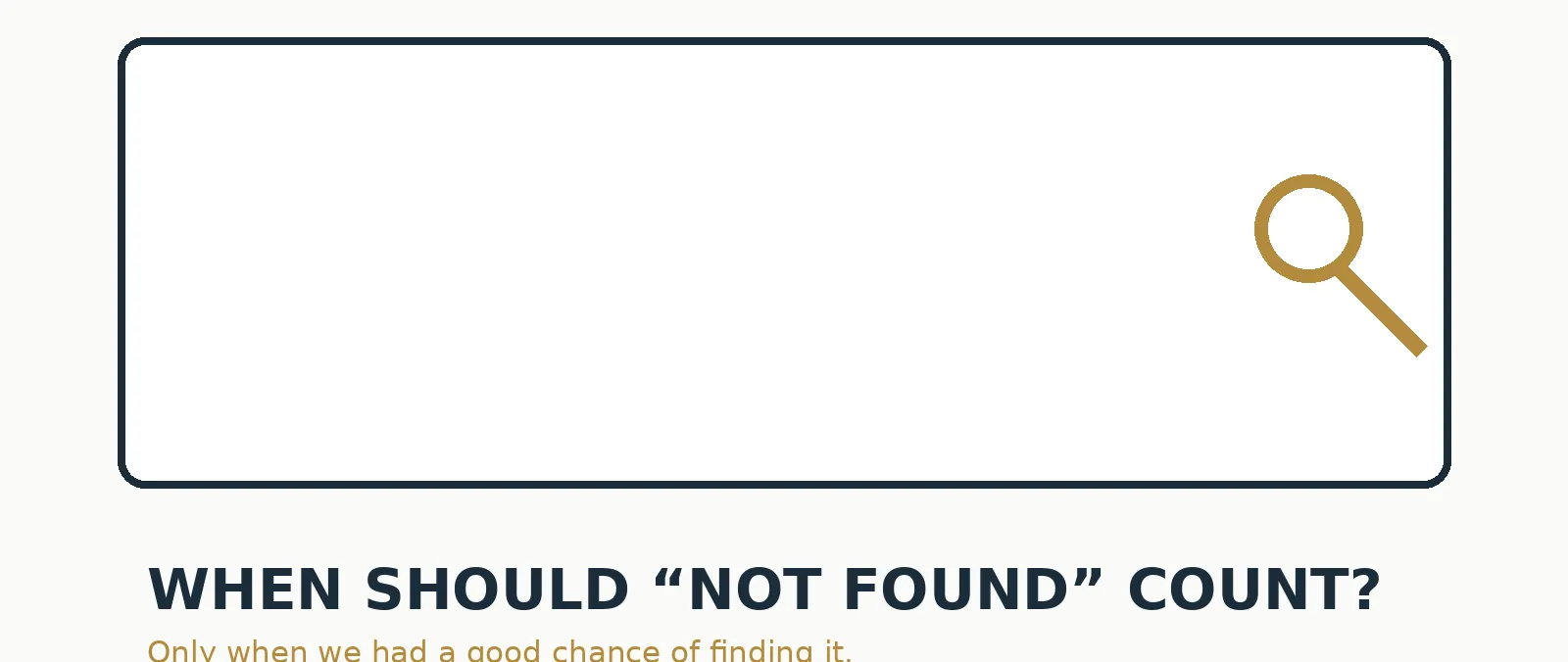 When Is Absence of Evidence Evidence of Absence?