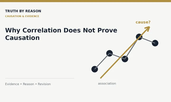 Truth By Reason — Why Correlation Does Not Prove Causation