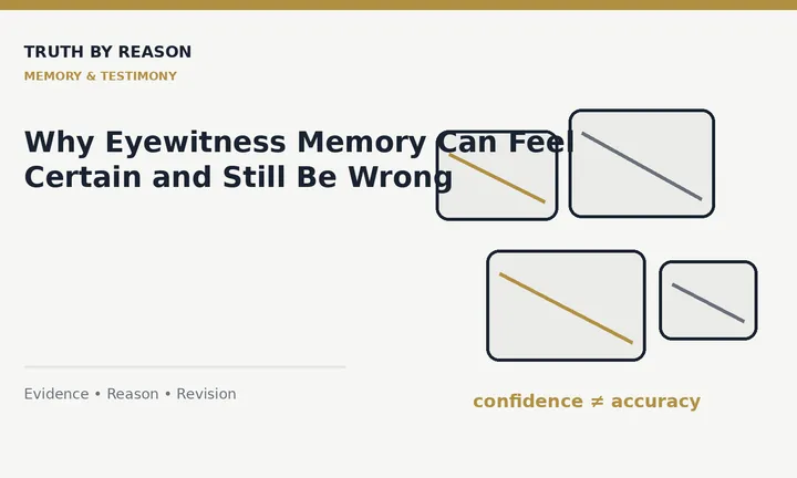 Truth By Reason — Why Eyewitness Memory Can Feel Certain and Still Be Wrong